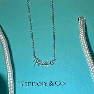Tiffany Paloma Picasso Peace Necklace